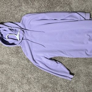 purple dress sweat